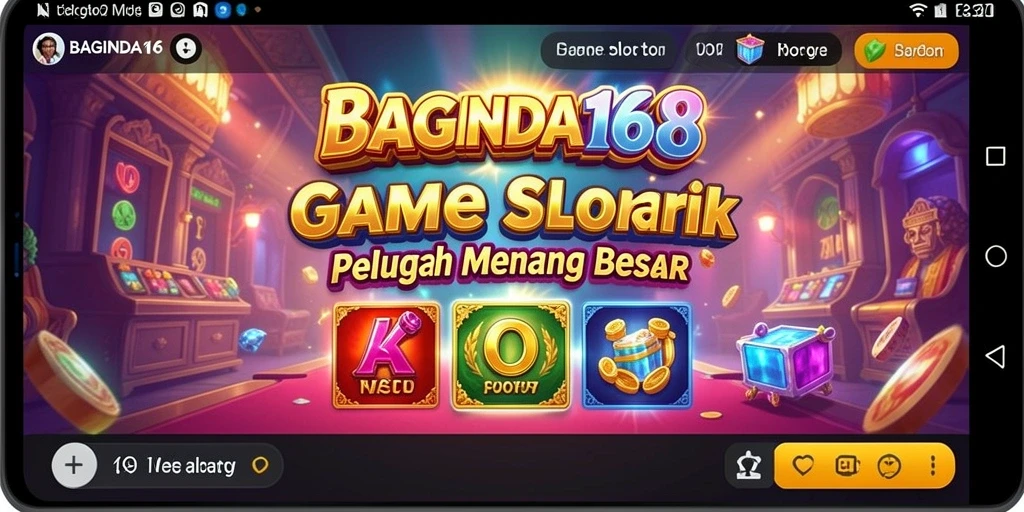 Screenshot utama BAGINDA168 menampilkan gameplay Slot yang seru.