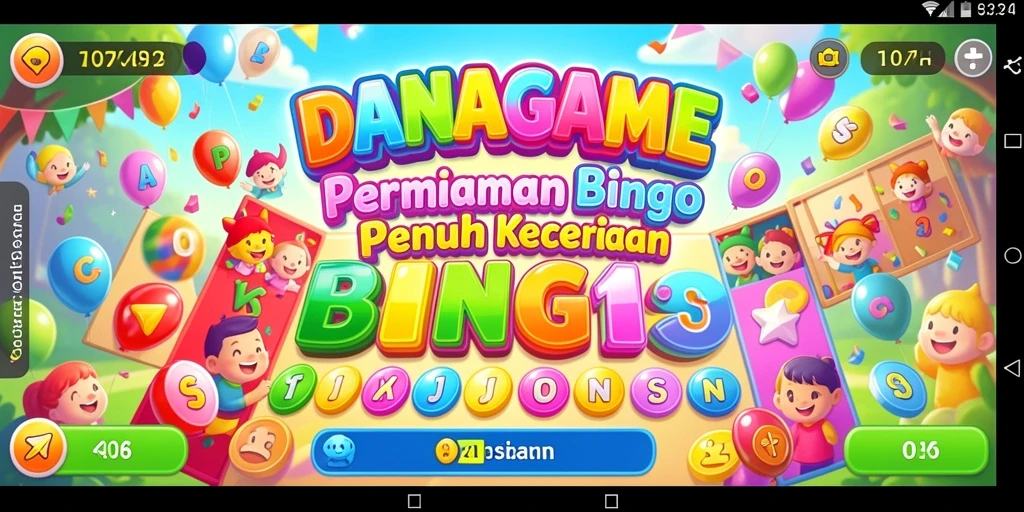 Tampilan gameplay seru dari DANAGAME Bingo.