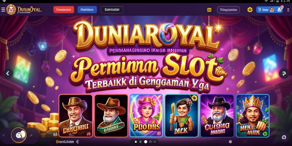 Tampilan gameplay DUNIAROYAL yang seru dan menarik.