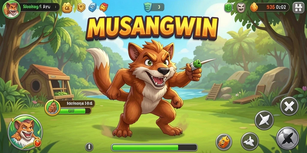Tangkapan layar menampilkan gameplay luar biasa dari MUSANGWIN.