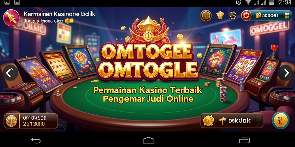 Screenshot gameplay OMTOGEL menampilkan keseruan bermain Kasino.