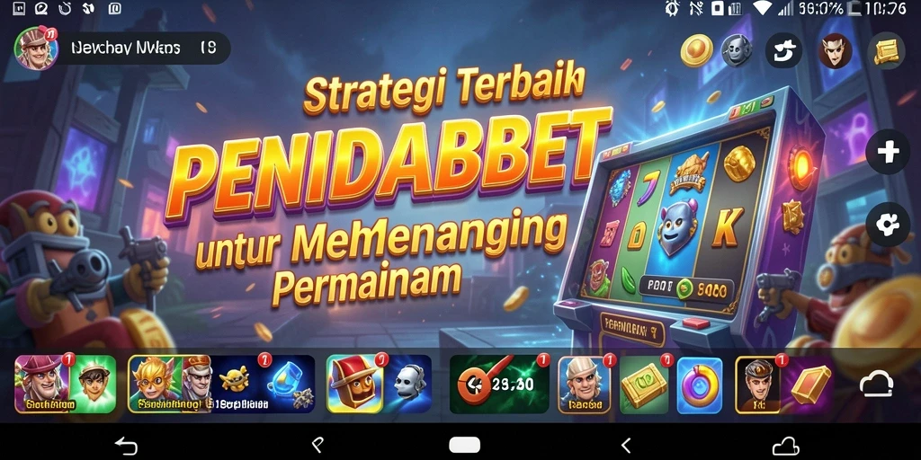 Tampilan gameplay PENIDABET yang menegangkan dan strategis.
