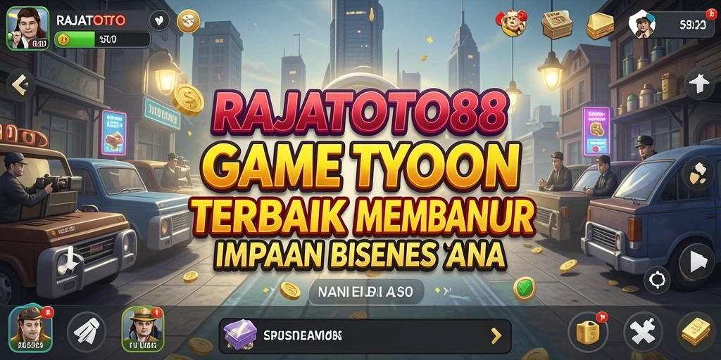 Tampilan gameplay menarik RAJATOTO88 menunjukkan keseruan berbisnis.