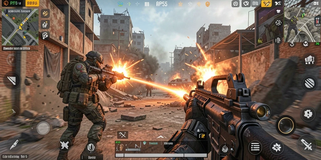 Tampilan menarik gameplay TPS yang mendebarkan di RP55.