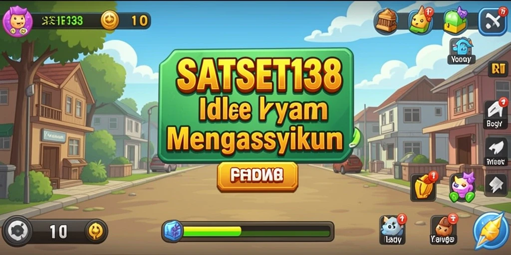 Tampilan menarik dari gameplay Idle di SATSET138