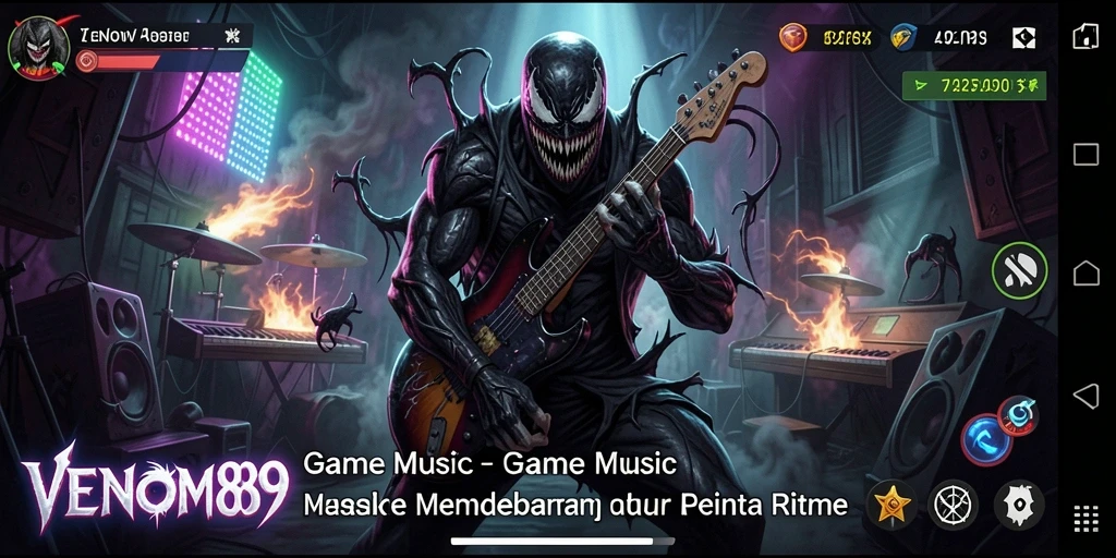 Tampilan gameplay VENOM889 yang penuh warna dan menarik.